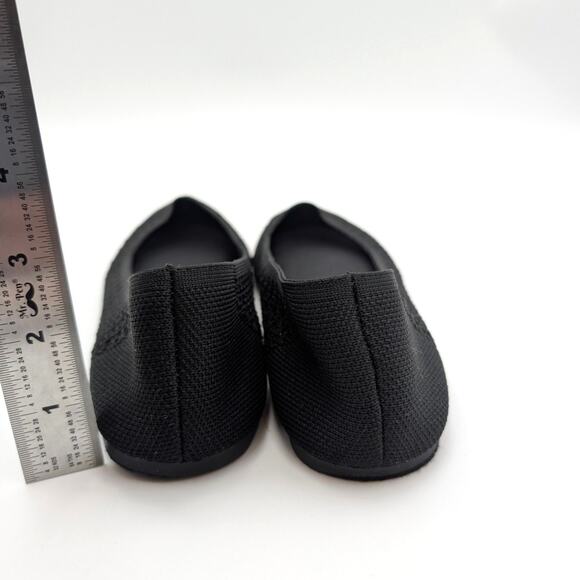 MIA Lovi Knit Pointed Toe Dressy Ballet Flats Women's Black Size US7.5M EU38 - Picture 4 of 10